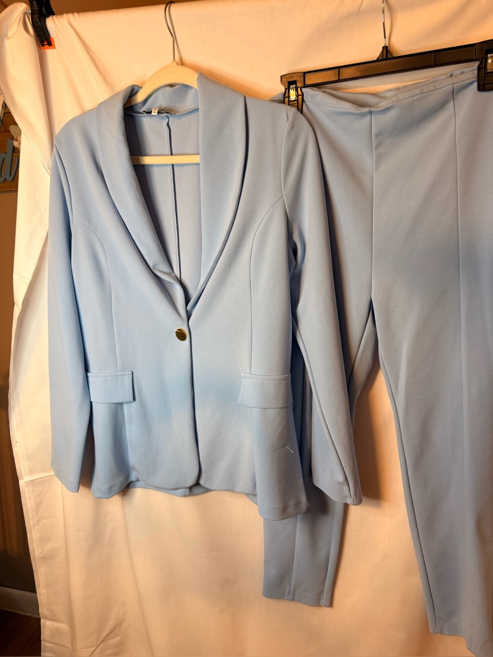Fashion Nova Light Blue Suit